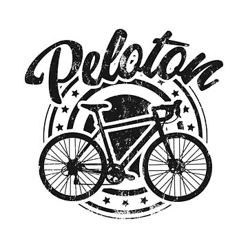 Peloton Super Domestique 24 7 Bike Theme Gifts for a Cyclist Black Yoga Mat  by Henry B - Pixels Merch