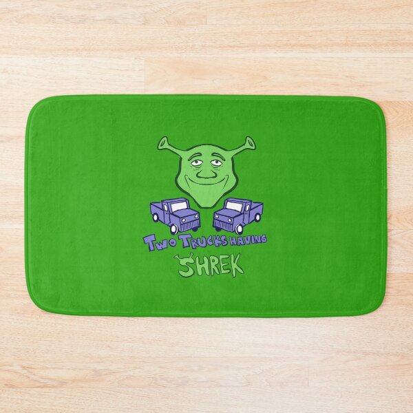 Item preview, Two Trucks Having Shrek designed and sold by BigWithBugEyes.