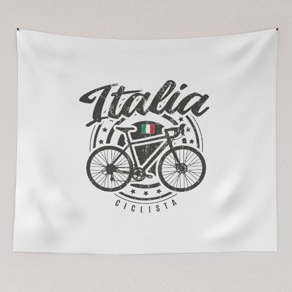 Item preview, Italia Italian Cycling Flag Bike Theme Gifts for a Cyclist Black designed and sold by KNUXX Shop.