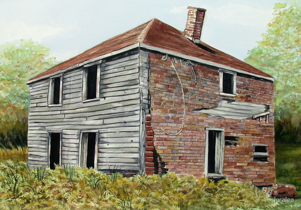 "The Dahl House Ghost Town of Jackfish Ontario Canada " by loralea