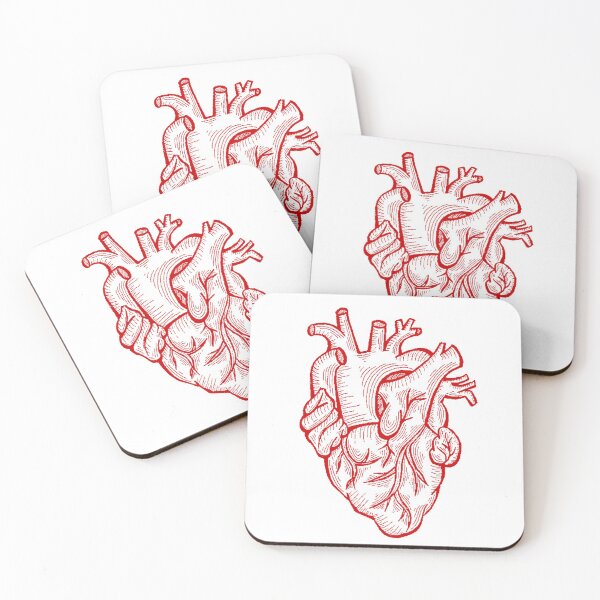 Item preview, Anatomical Heart Red designed and sold by leighnonme.