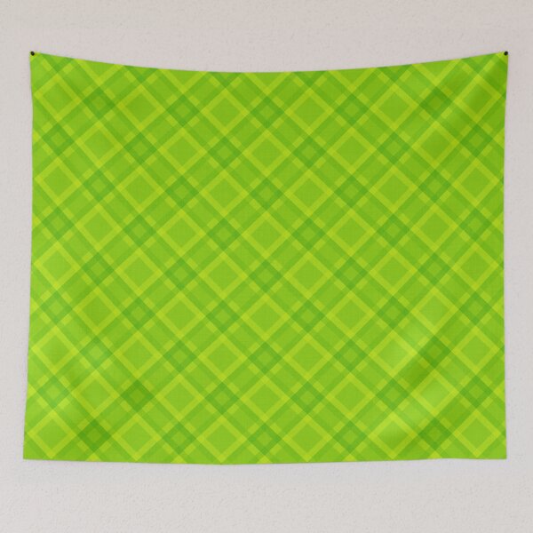 Item preview, Plaid - Vibrant Lime designed and sold by Wizzles Emporium.