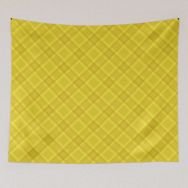 Item preview, Plaid - Mustard Yellow designed and sold by Wizzles Emporium.