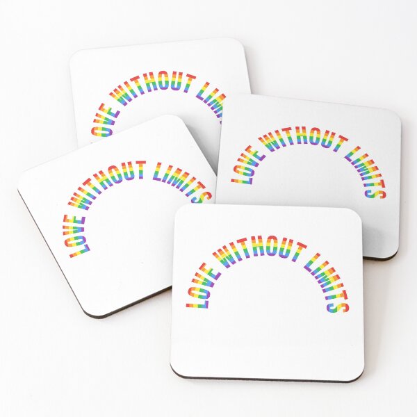 Item preview, Love Without Limits LGBT Rainbow Pride designed and sold by JustLivinLife.