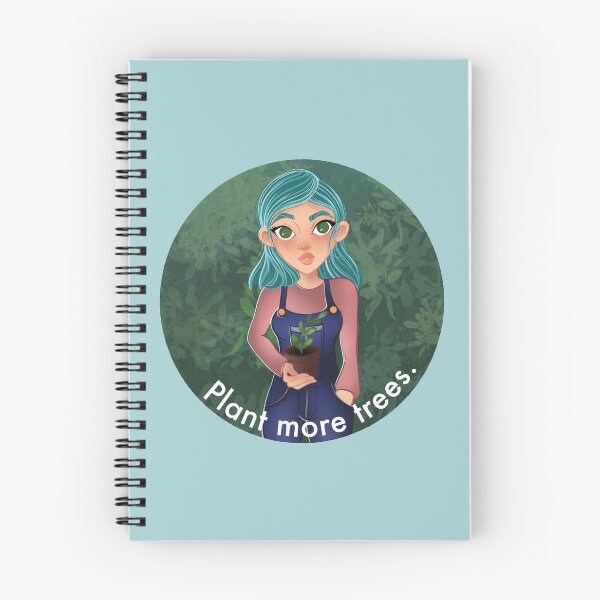 Item preview, Cute Gardener - Plant More Trees  designed and sold by Kaela Soltoff.