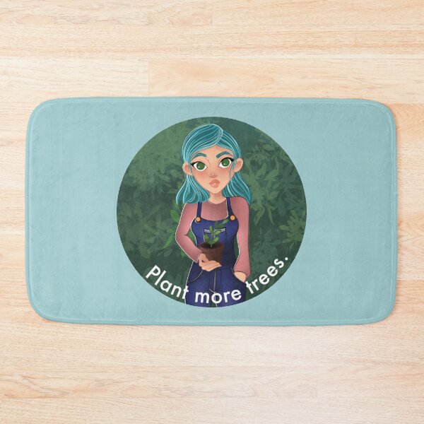 Item preview, Cute Gardener - Plant More Trees  designed and sold by Kaela Soltoff.