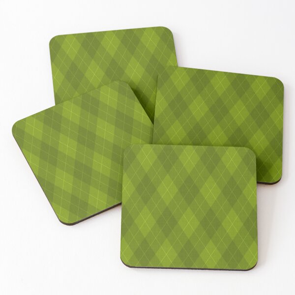 Aperçu de l'œuvre Argyle - Vert olive créée et vendue par Wizzles Emporium.