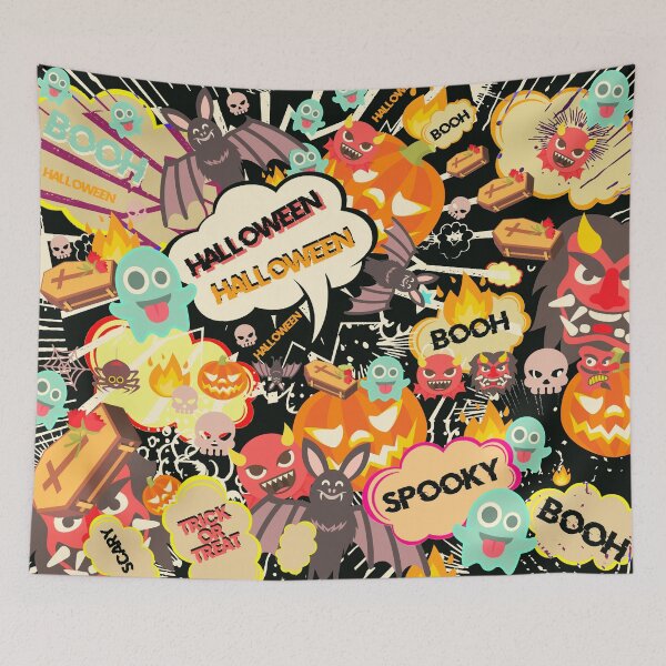 Item preview,  there is an opaque mist in the air. The night is dark and cold. An eagle owl croaks and spiders crawl out of their hiding places. Howling chants echo through the darkness. The ghost hour has started. Glowing pumpkin heads are at the front doors designed and sold by Mauswohn.