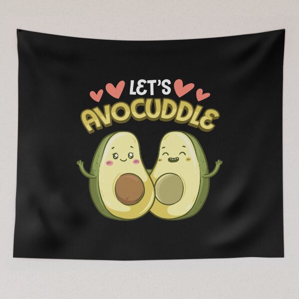 Item preview, Funny Let's Avocuddle Cute Avocado Cuddling Pun designed and sold by perfectpresents.
