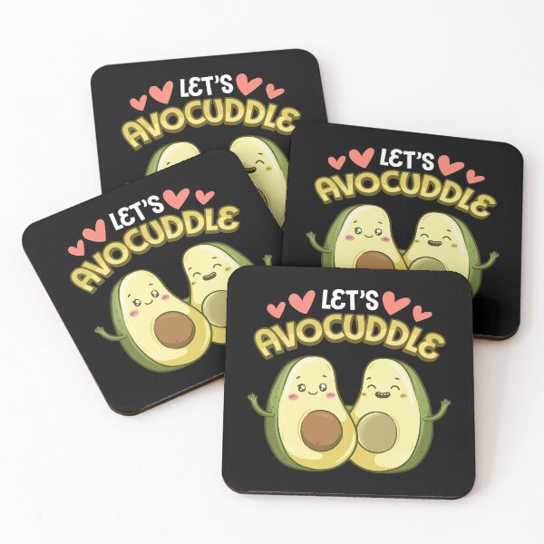 Item preview, Funny Let's Avocuddle Cute Avocado Cuddling Pun designed and sold by perfectpresents.