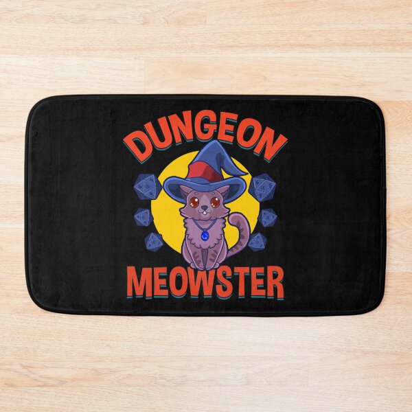 Item preview, Adorable Dungeon Meowster Gamer Cat Pun designed and sold by perfectpresents.