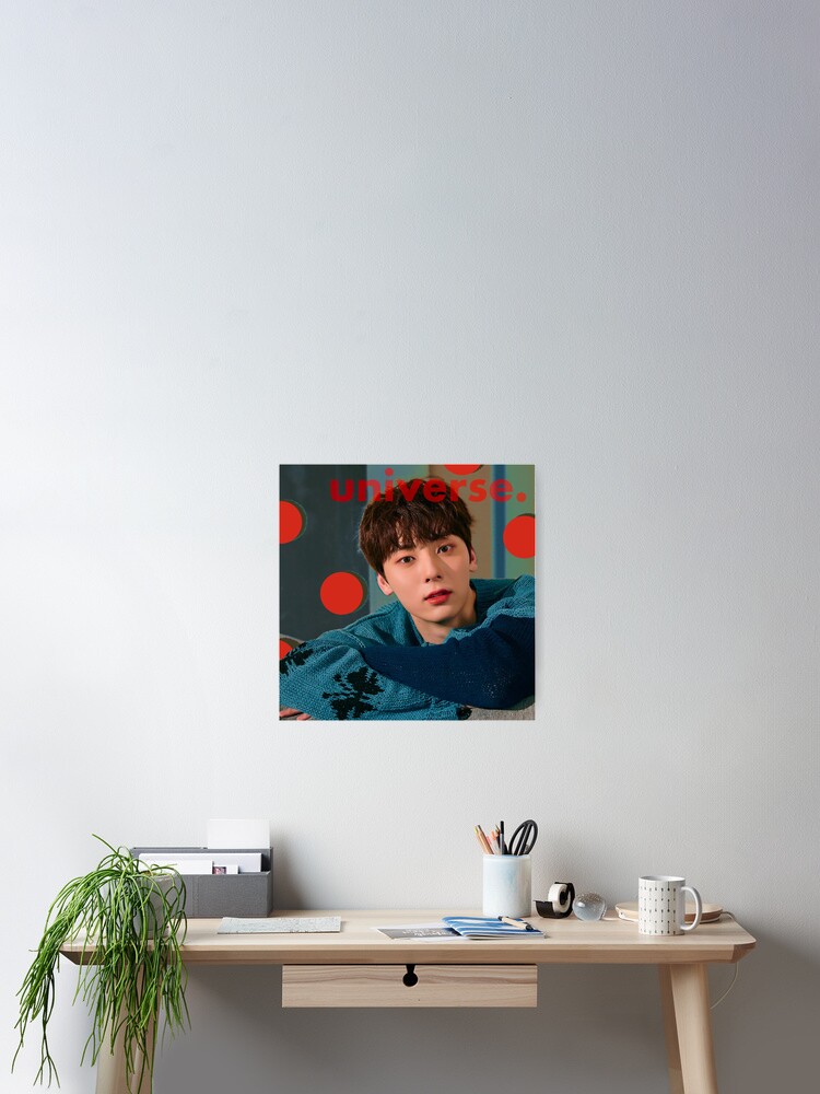 Kpop Design Wanna One Nu Est Hwang Minhyun Poster By Nathandraws Redbubble
