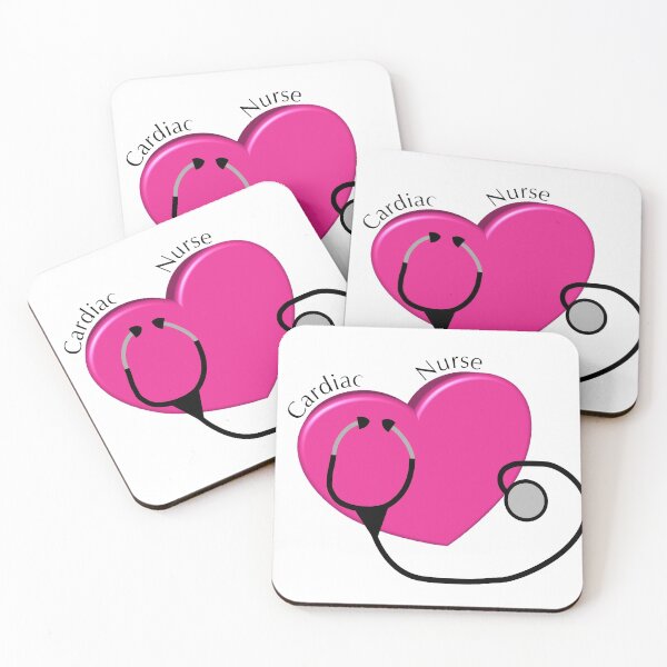 Item preview, Cardiac Nurse Pink Heart designed and sold by gailg1957.