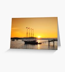 Sunrise at Bar Harbor Greeting Card
