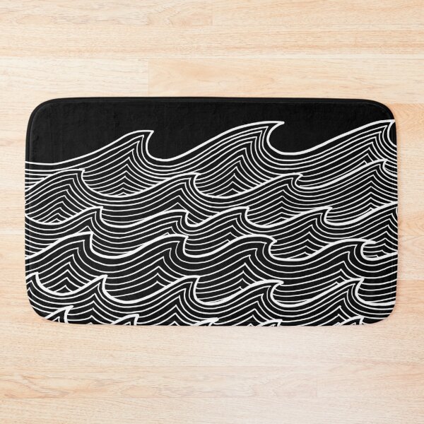 Item preview, Inverted Waves pattern  designed and sold by DesignTreasure.
