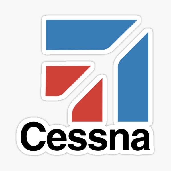 Cessna logo t-shirt and more Sticker