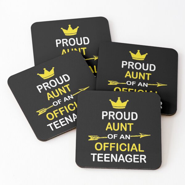 Item preview, Proud Aunt of an Official Teenager, 13th B-Day Party print designed and sold by Grabitees.