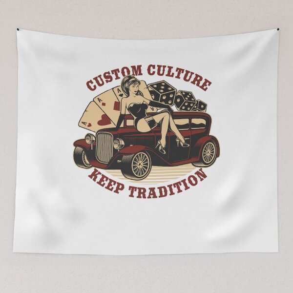 Item preview, Vintage sticker - Custom culture designed and sold by Simon Dast.