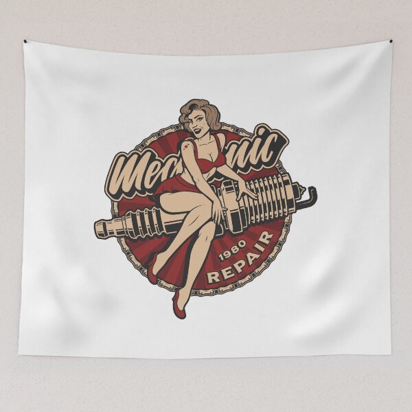 Item preview, Vintage sticker - Mechanic 1980 repair designed and sold by Simon Dast.