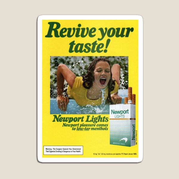 Item preview, Revive your taste! Newport Cigarette Ad 1980 designed and sold by heymate.