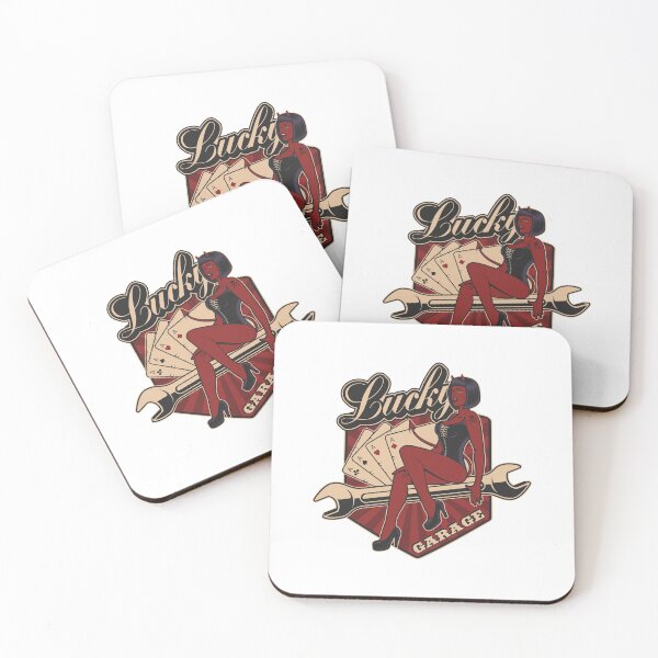 Item preview, Vintage sticker - Lucky garage designed and sold by Simon Dast.