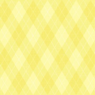 Argyle - Pastel Lemon Yellow | Leggings