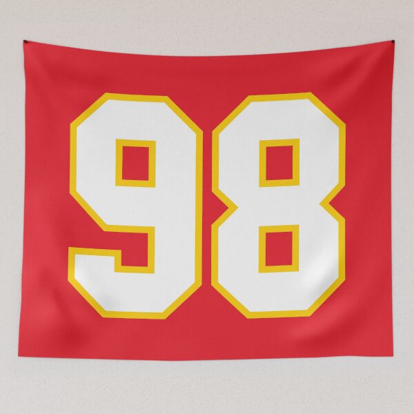 Item preview, Ninety Eight White Jersey Number 98 designed and sold by elhefe.