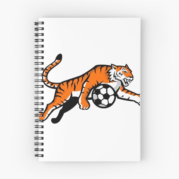 Item preview, Tiger Jumping Soccer Ball Mascot designed and sold by patrimonio.