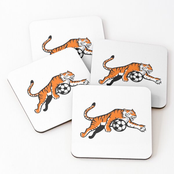 Item preview, Tiger Jumping Soccer Ball Mascot designed and sold by patrimonio.