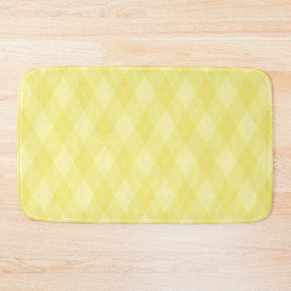 Aperçu de l'œuvre Argyle - Jaune citron pastel créée et vendue par Wizzles Emporium.