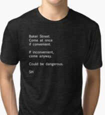 Sherlock Messages - 7 Tri-blend T-Shirt