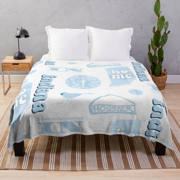 Item preview, Light Blue Watercolor Indiana US State Pack designed and sold by The-Goods.