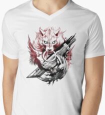 Final Fantasy Amano Homage Men's V-Neck T-Shirt