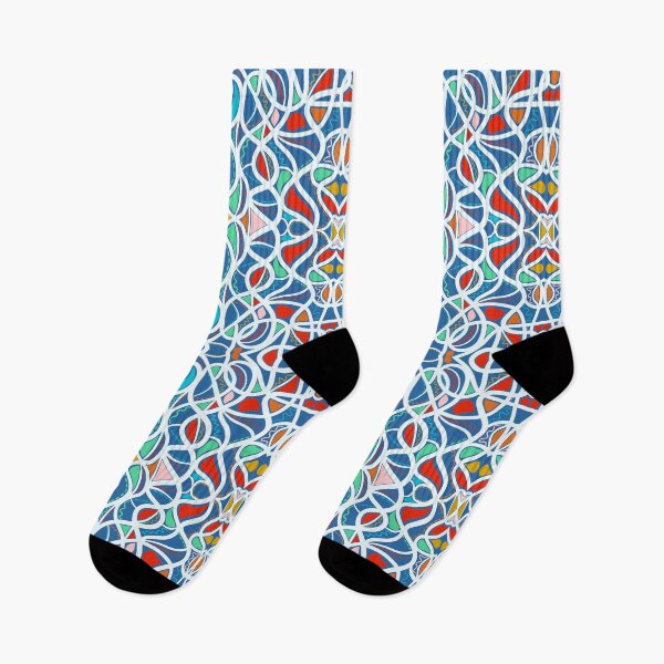 Item preview, Geometric colourful Art Deco pattern  designed and sold by Lozzie Eliza Designs.