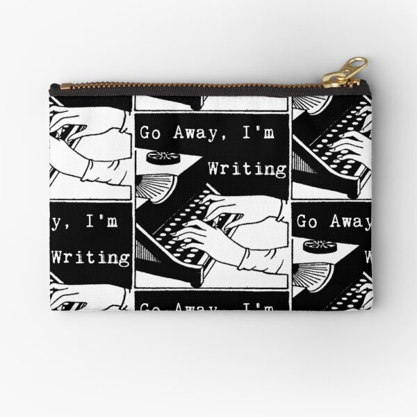 ¿ellos? Deje una pista sutil o dos por ahí que preferiría no molestarlo ahora mismo con este atrevido diseño gráfico con una imagen vintage de un mecanógrafo en una máquina de escribir tradicional Bolsos de mano