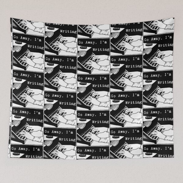 Item preview, Go Away, I'm Writing designed and sold by LittleVixen.