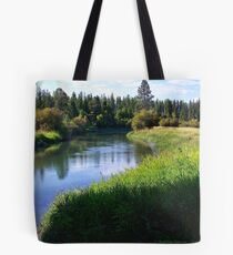 Whitefish River (Whitefish, Montana, USA) Tote Bag