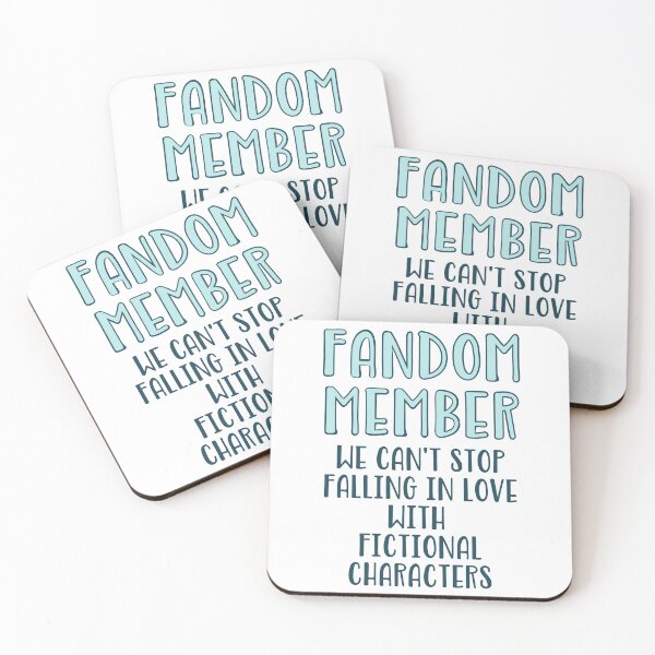 Item preview, Fandom Member - we can't stop falling in love with fictional characters designed and sold by FandomizedRose.