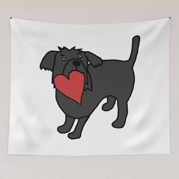 Item preview, Cute Dog with Heart designed and sold by ellenhenry.