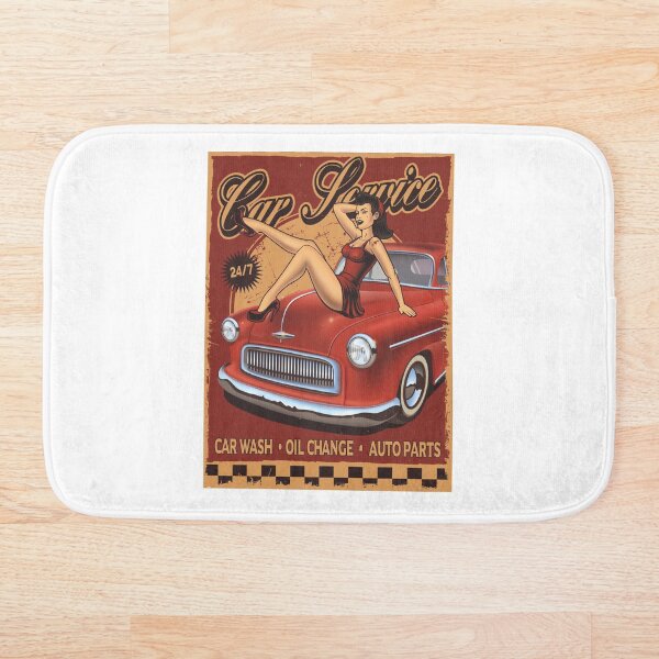Item preview, Cartel vintage - servicio de coche designed and sold by Simon Dast.
