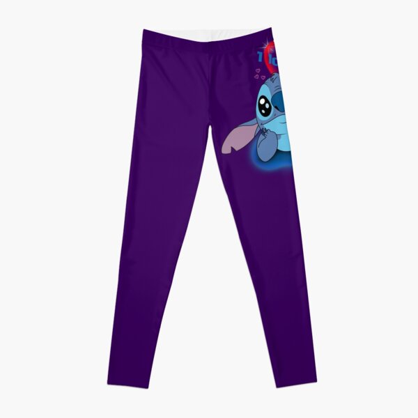 Stitch & Angel Leggings for Sale by FalChi