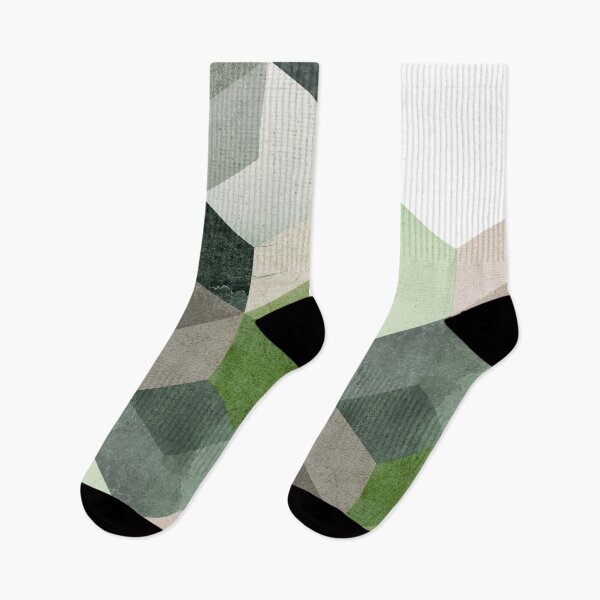 Item preview, Modern Green Hexagon Art 6 designed and sold by dreamprint.