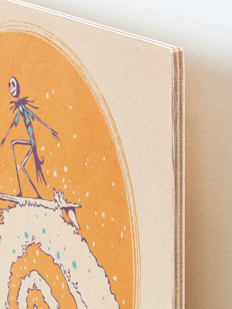 Alternate view of Surf Before Christmas Mounted Print