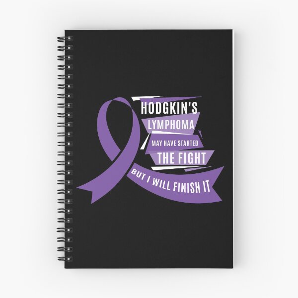 Item preview, Meaningful Hodgkin's Lymphoma Awareness Gift - Started The Fight But I Will Finish It - Violet Ribbon Gifts - Survivor designed and sold by kntranhoang.