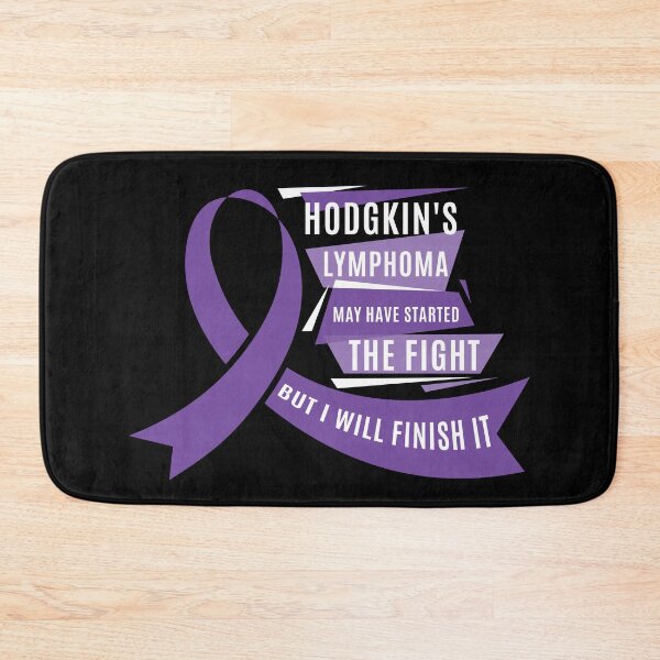 Item preview, Meaningful Hodgkin's Lymphoma Awareness Gift - Started The Fight But I Will Finish It - Violet Ribbon Gifts - Survivor designed and sold by kntranhoang.