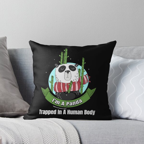 Item preview, Happy Holiday Gifts - Panda Lover Gift - Trapped In A Human Body - Christmas Animal designed and sold by kntranhoang.