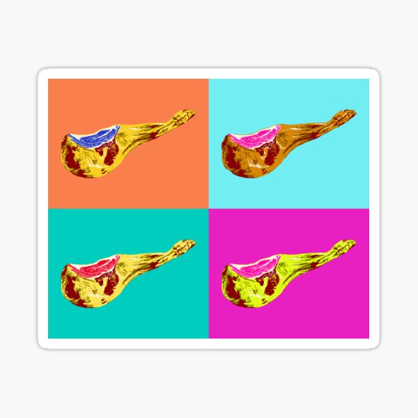 Item preview, Jamón Serrano Pop Art designed and sold by BasicBarcelona.