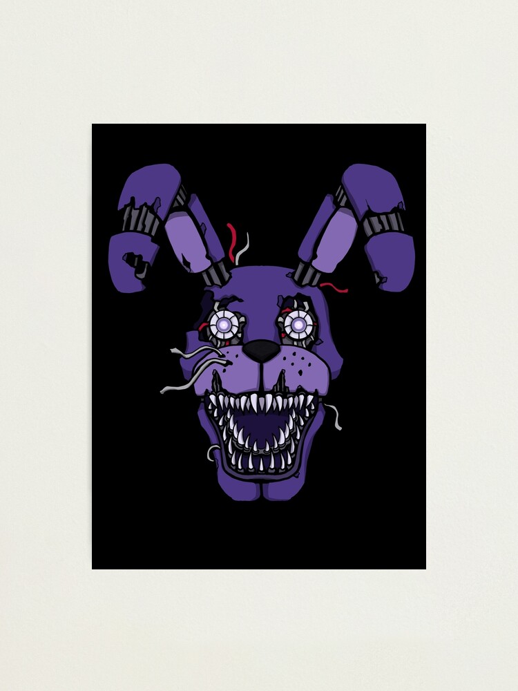 Lámina Fotográfica Cinco Noches En Freddys Fnaf 4 Pesadilla Bonnie De Kaiserin Redbubble