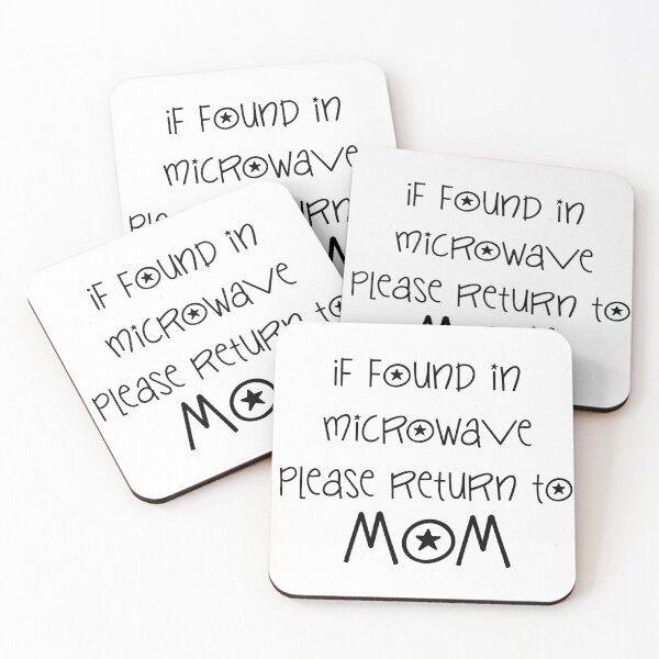 Item preview, if found in microwave please return to mom sentence  designed and sold by Arch4Design.