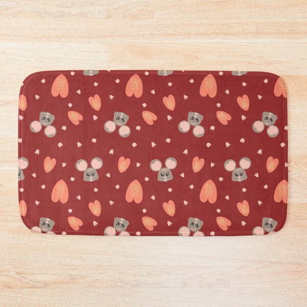 Item preview, The Year of Rat Love & Blessings Persian Red BG designed and sold by IFOM.